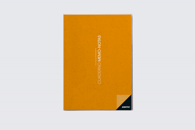 Additio P122 Cuaderno Memorándum color naranja 